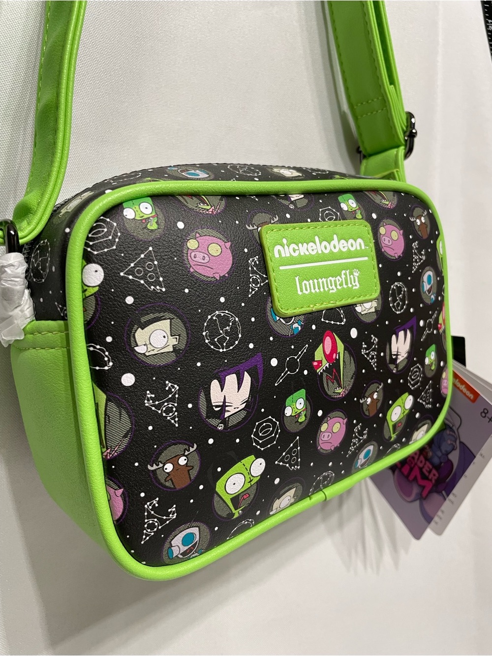 Loungefly Invader Zim Constellations Camera Crossbody Bag